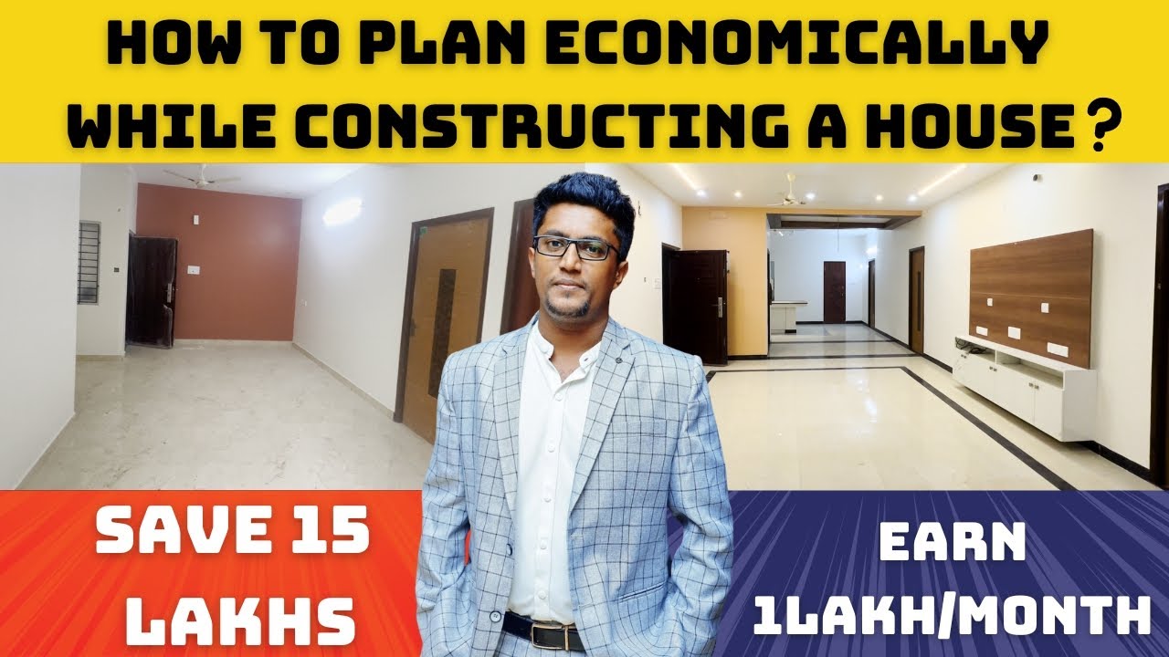 How to Plan Economically while building a house? with an House Tour Explanation|HireandBuild |Tamil