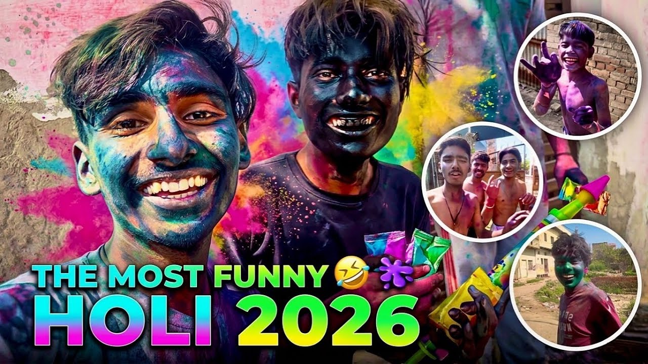 My Most Funny Holi 2026 🫟🤣 | Holi Vlog