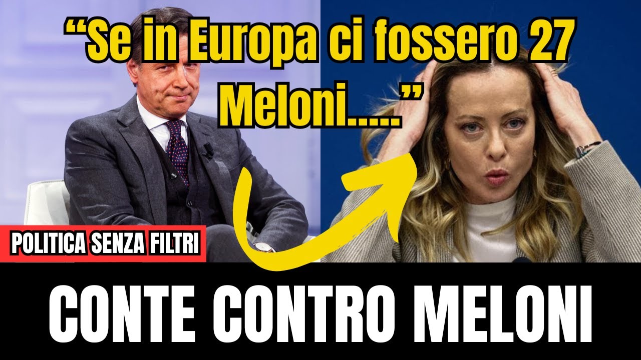 Conte attacca Meloni: “Con 27 come lei in Europa saremmo perduti”