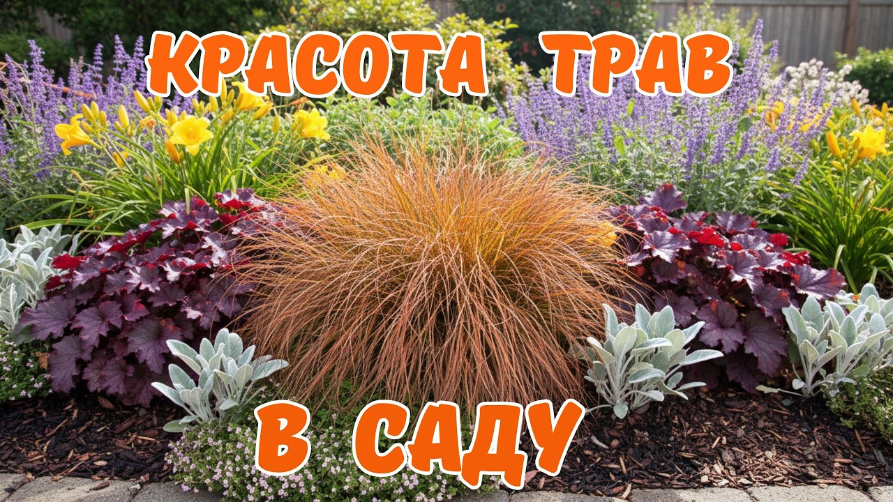 🌾Лучшие и  самые красивые!  18 декоративных трав  (злаков) для сада.🌺