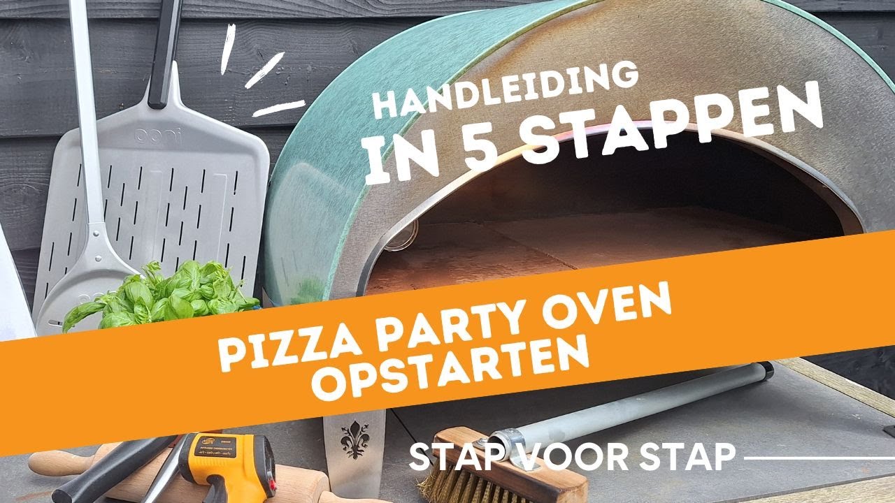 Handleiding Pizza Partyoven opstarten | Mizza &ndash; Pizzaoven verhuur & verkoop