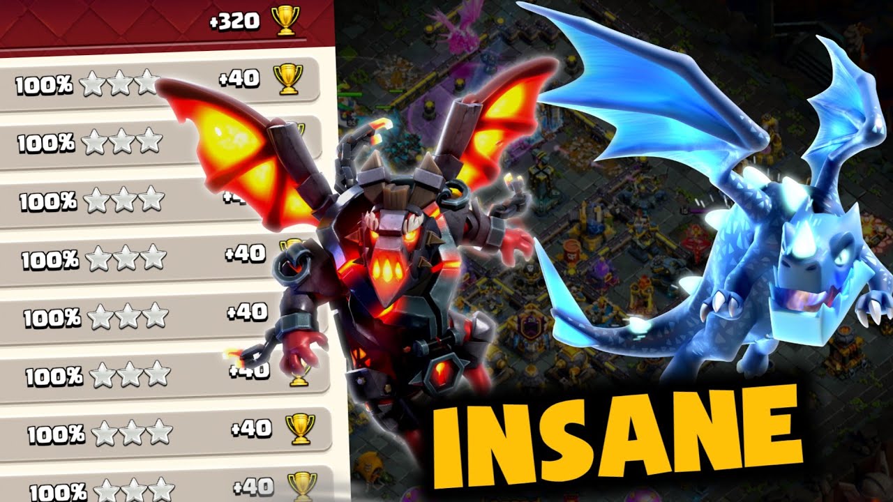 LESS then 2 minutes in EVERY ATTACK to Destroy the BASE! FASTEST ARMY with new DRAGON DUKE HERO!