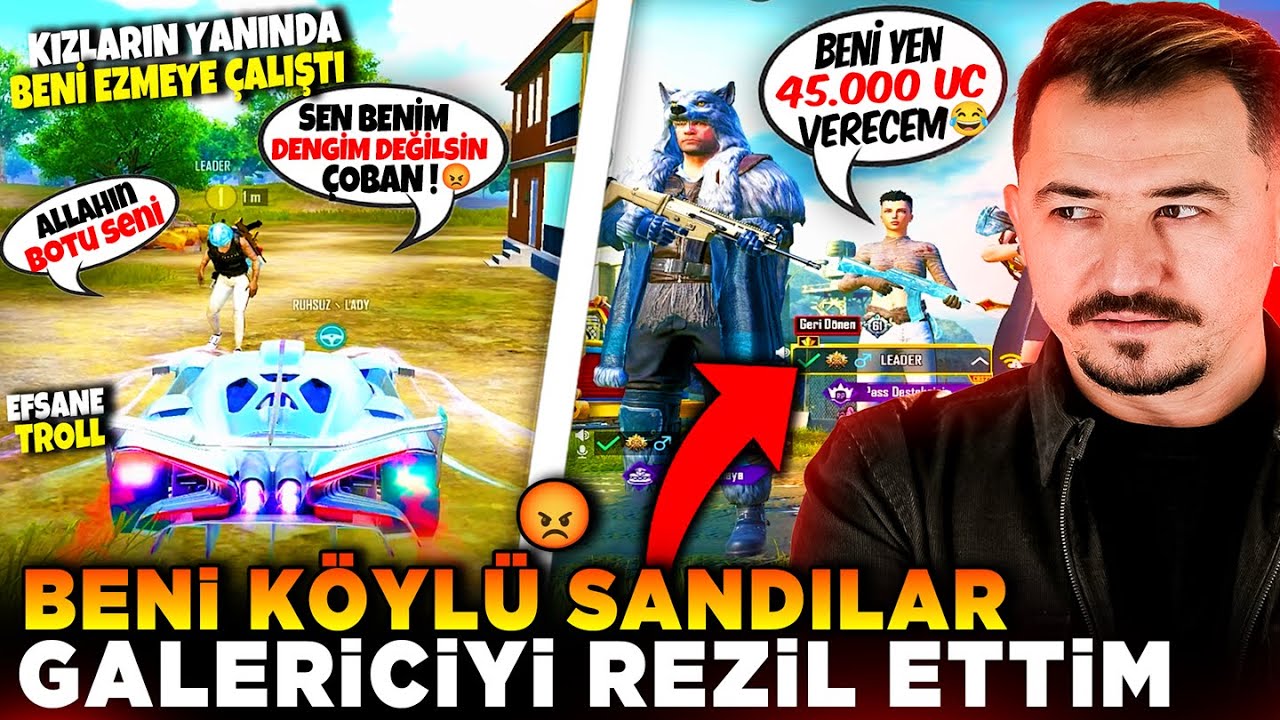 KÖYLÜ SANDILAR 😏 GALERİCİYİ REZİL ETTİM - PUBG MOBİLE (PART 1)