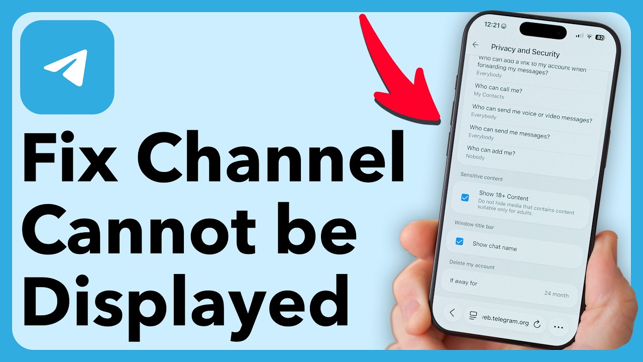 Как исправить ошибку &laquo;Этот канал нельзя просматривать&raquo; в Telegram