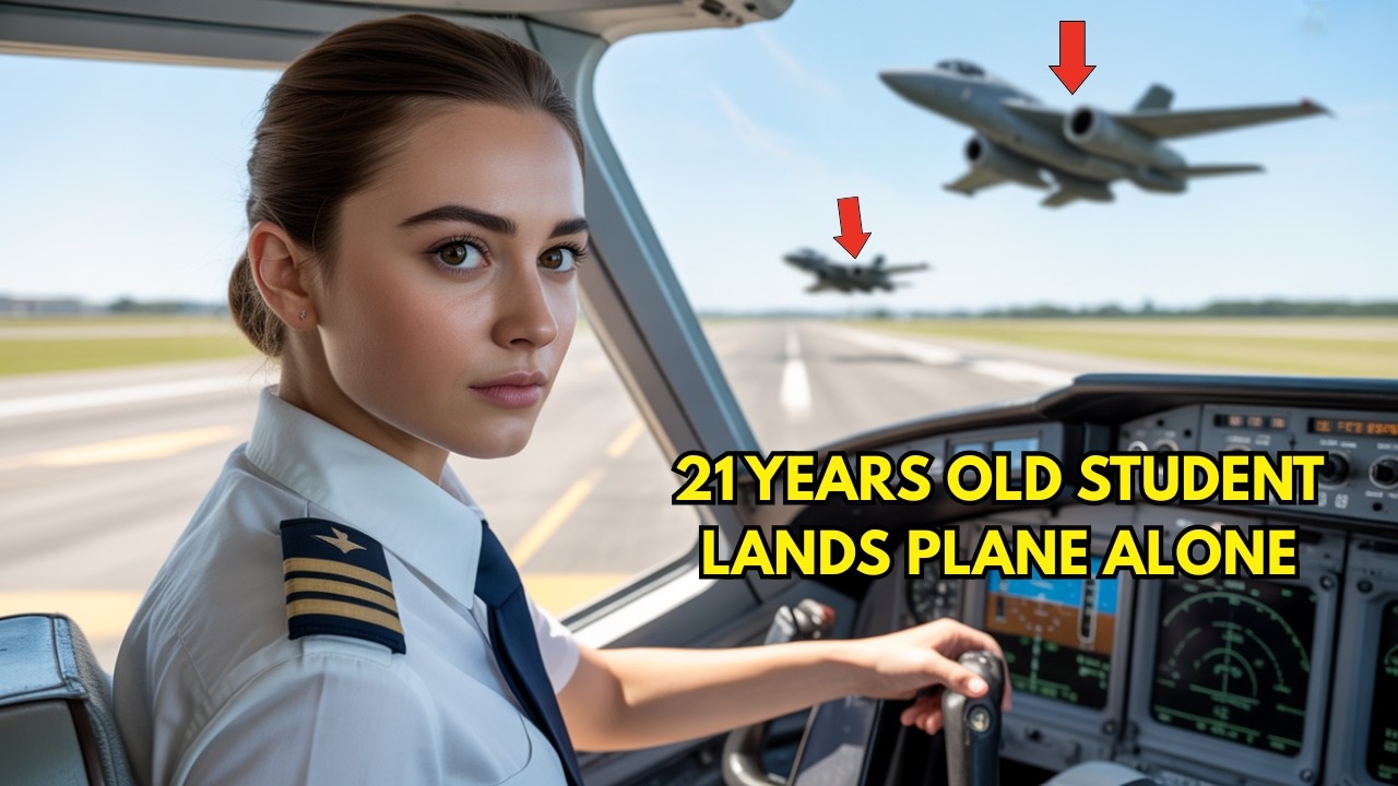 21-Year-Old Student Pilot Lands With No Landing Gear—F-22s Watched in Silence