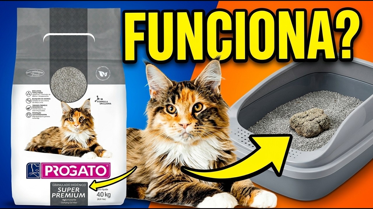 Testei areia para gato ProGato SUPER PREMIUM - Gatil Hauser