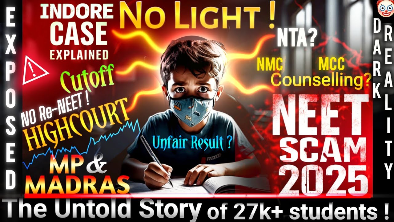 NEET 2025 Scam Exposed | Shocking truth of Indore NEET Exam Centers |What happened with students⁉️
