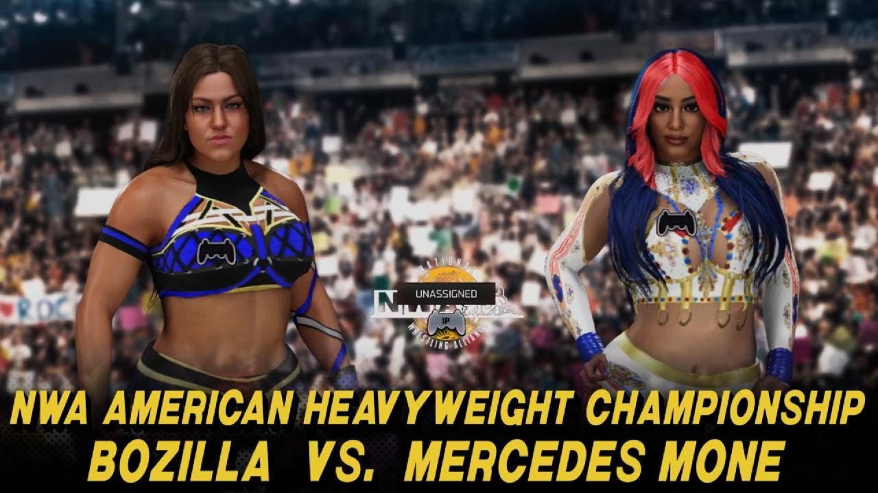WWE 2K25 BOZILLA 🆚 MERCEDES MONE