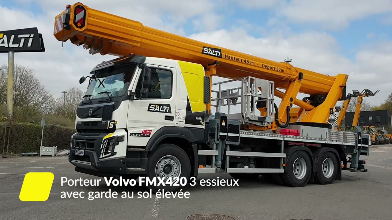 Location Nacelle SALTI sur poids lourd 48m - Ruthman T480 HF