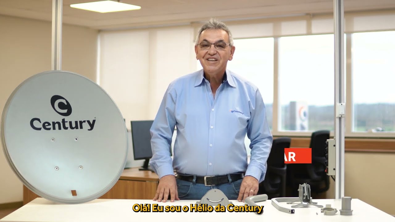 Montagem Instalação e Configuração Nova Antena Parabólica Century