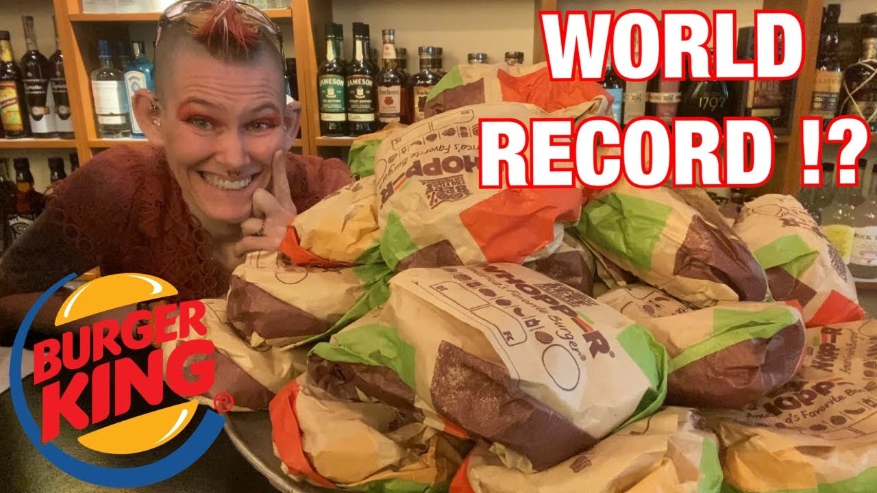 BURGER WHOPPER WORLD RECORD?! | WHOPPERS | MOM VS FOOD | IMPOSSIBLE?!