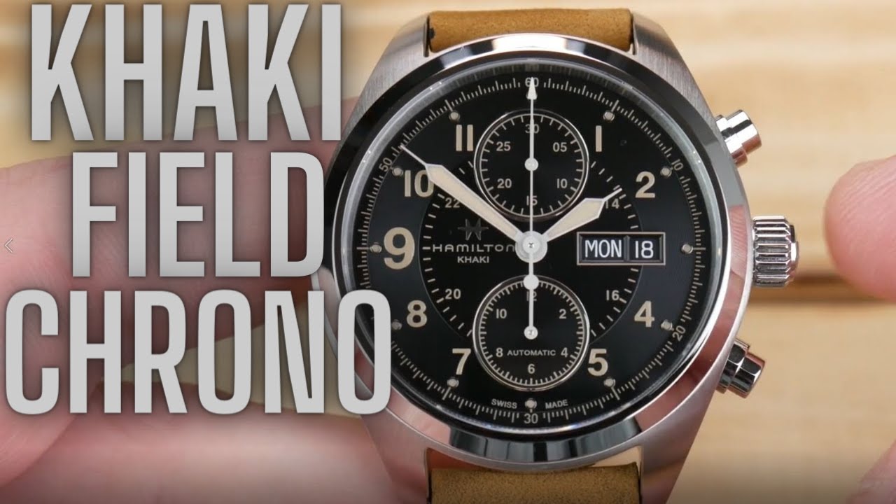 Лучший автоматический швейцарский хронограф начального уровня I Hamilton Khaki Field Chrono H71616535