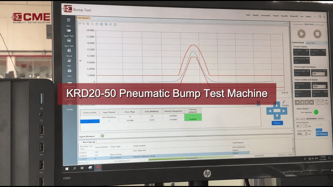 KRD20-50 Pneumatic Bump Test Machine