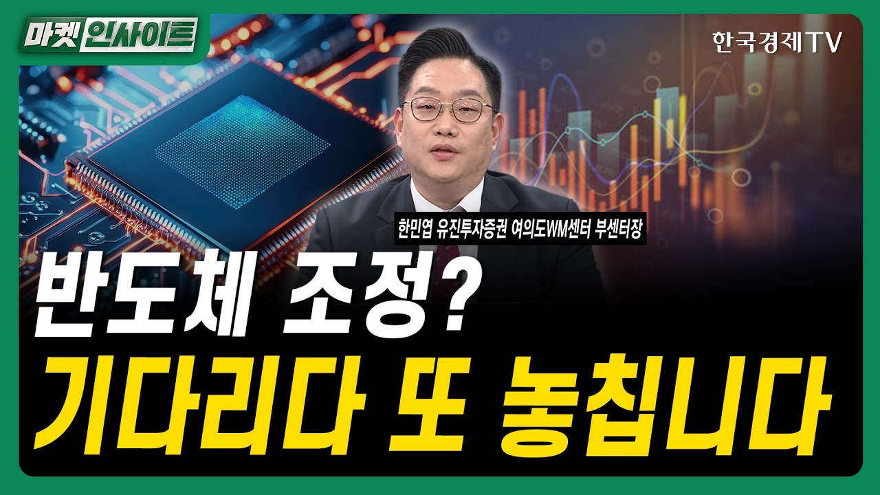 반도체 조정? 기다리다 또 놓칩니다ㅣ한민엽 유진투자증권 여의도WM센터 부센터장