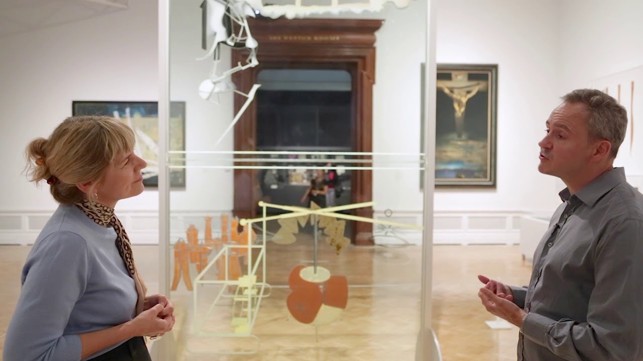 Salvador Dalí and Marcel Duchamp at The Royal Academy