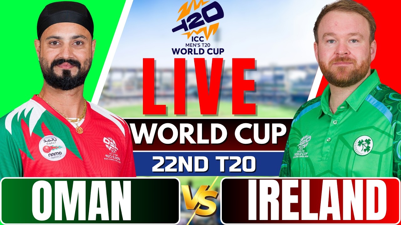 T20 World Cup 2026 live – Ireland VS Oman, Live Score & Commentary | live cricket match today