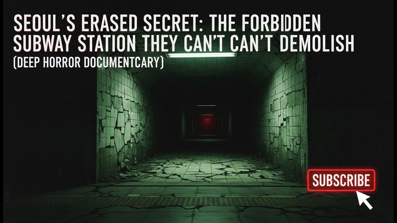 Seoul's Erased Secret The Forbidden Subway Station They Can't Can't Demolish