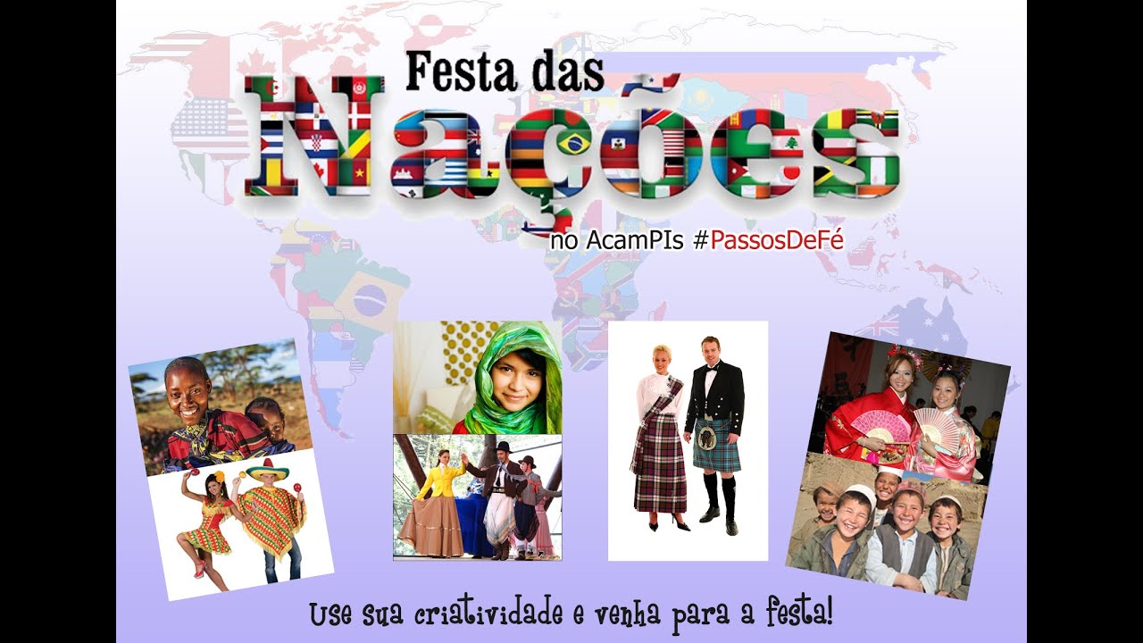 Dicas de Roupas - Festa das Nações - AcamPIs #PassosDeFé