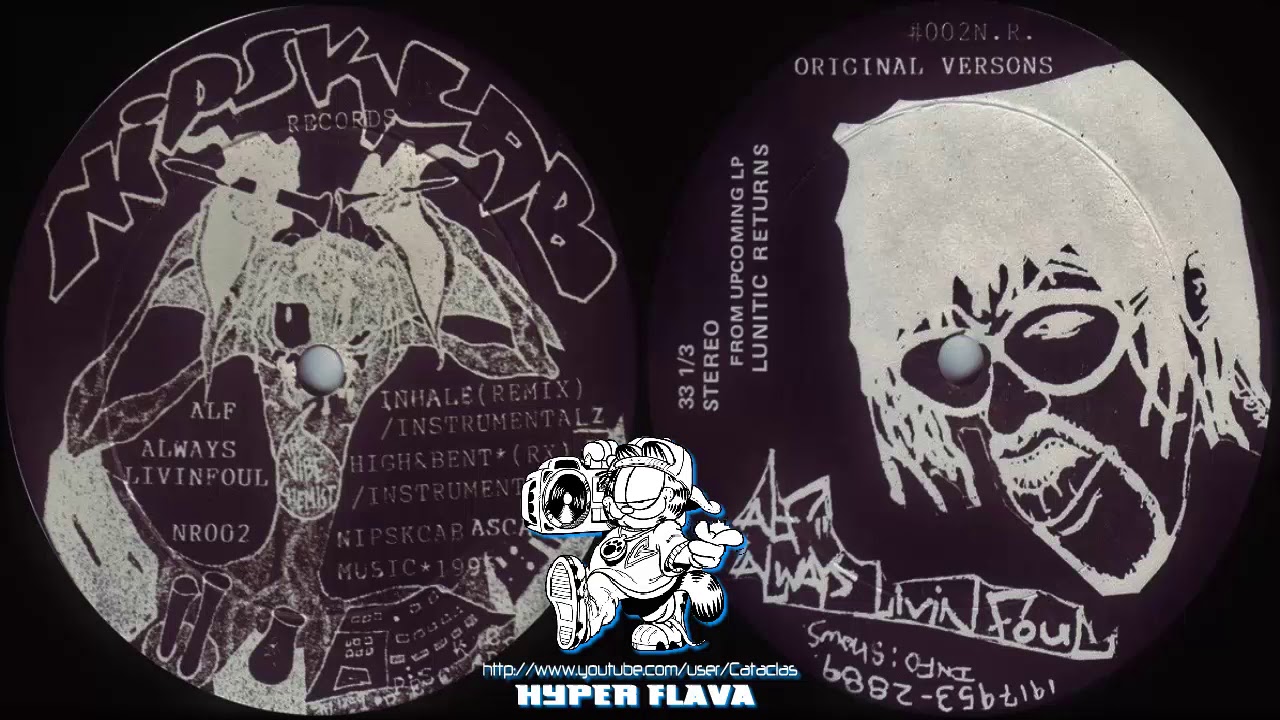 Always Livin Foul ‎- Inhale / High & Bent (Full VLS) (1995)
