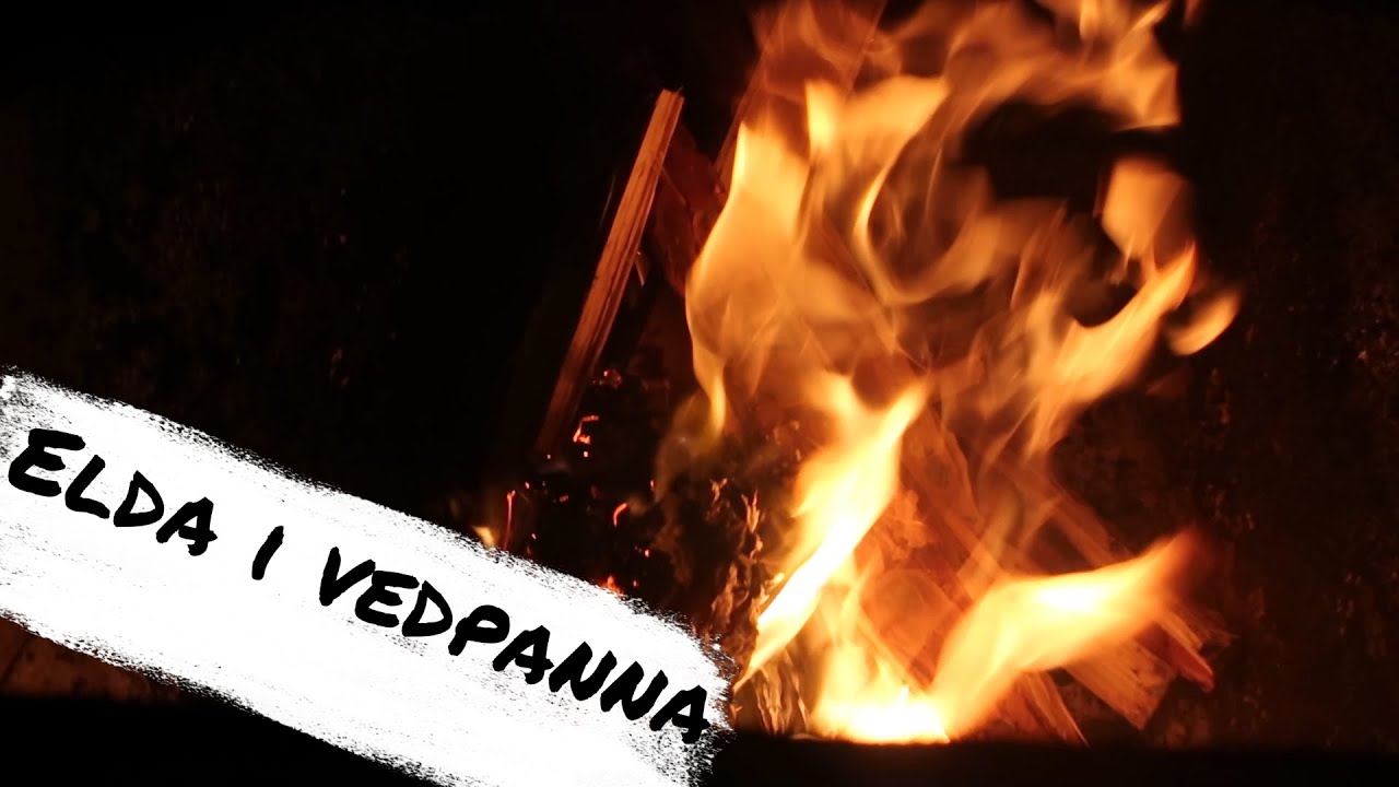 Att elda i vedpanna.