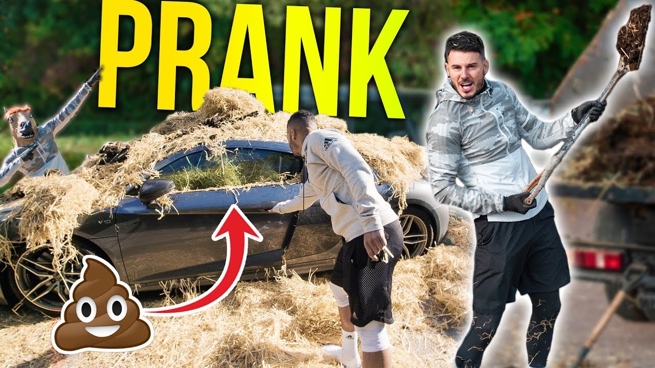 FILLING JEREMY LYNCH'S CAR WITH MANURE!! 💩
