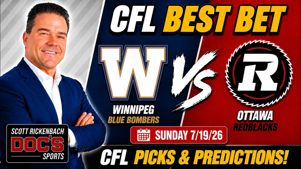 Winnipeg vs Ottawa Prediction | CFL Picks & Best Bets | Scott Rickenbach