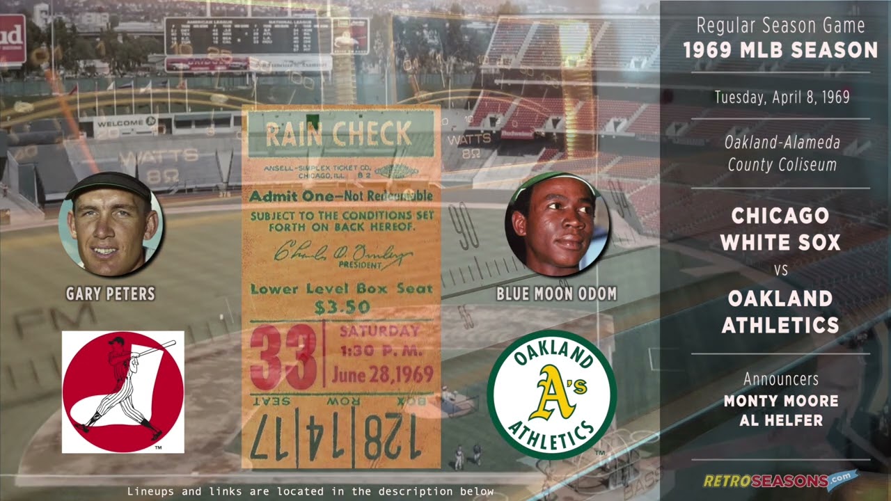 1969-Apr-08 • CHW/OAK • Chicago White Sox vs Oakland Athletics - Radio