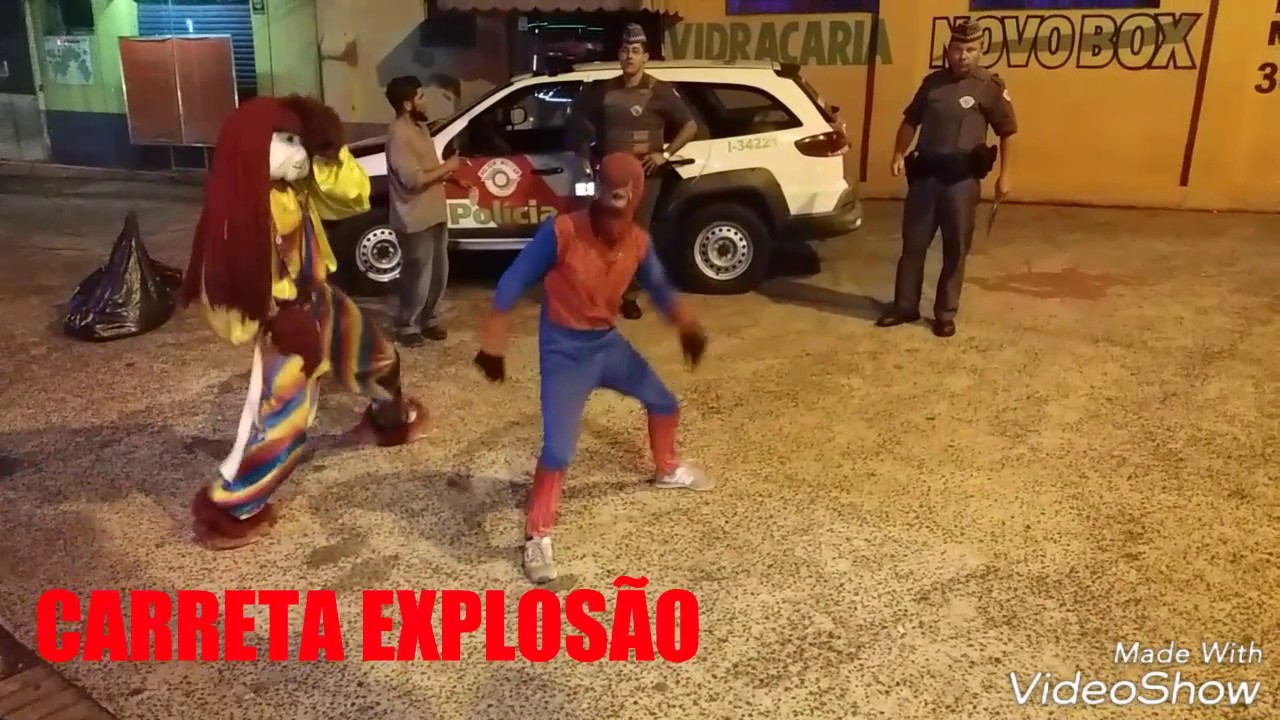 Carreta Explosão em Amparo 1