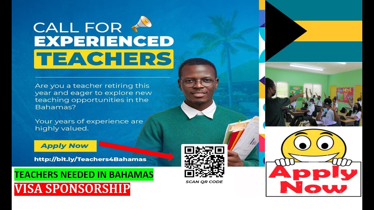 TEACHERS NEEDED IN THE BAHAMAS (100% VISA SPONSORSHIP)