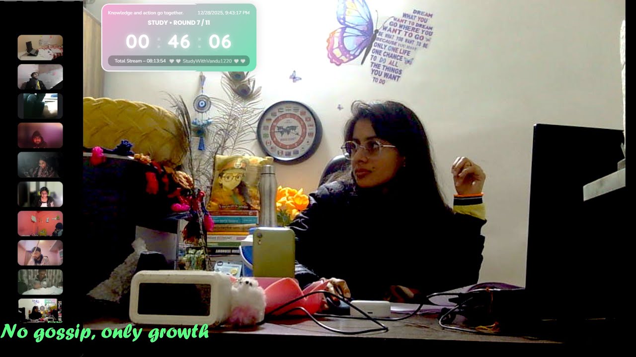 14🎯37/400| STUDY WITH ME LIVE |Work & StudyBoost: Enhance Productivity, Reduce Stress Pomodoro 60/10