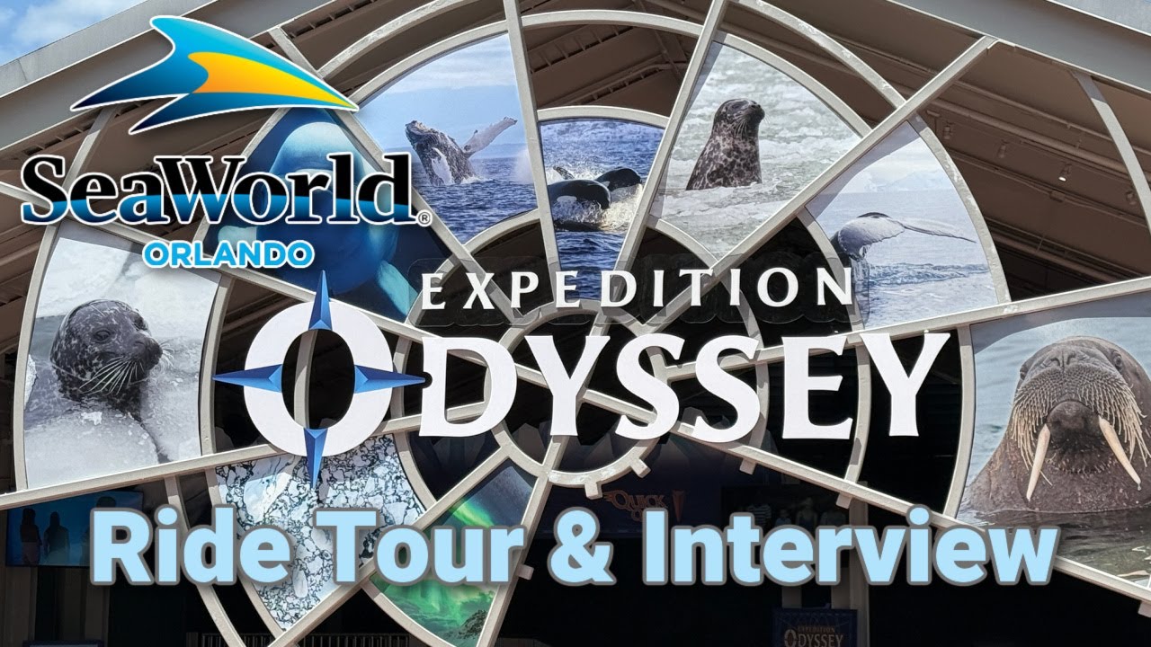 NEW Expedition Odyssey – Tour and On-Ride Interview | SeaWorld Orlando
