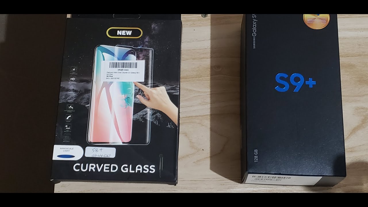 MELHOR película de vidro para Galaxy S9 Plus