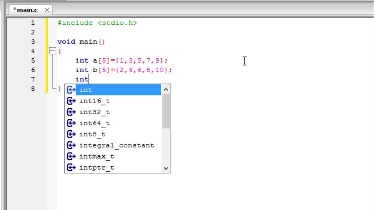 C - Fusione Array - Merge Sort - Esercizio con Array e Function