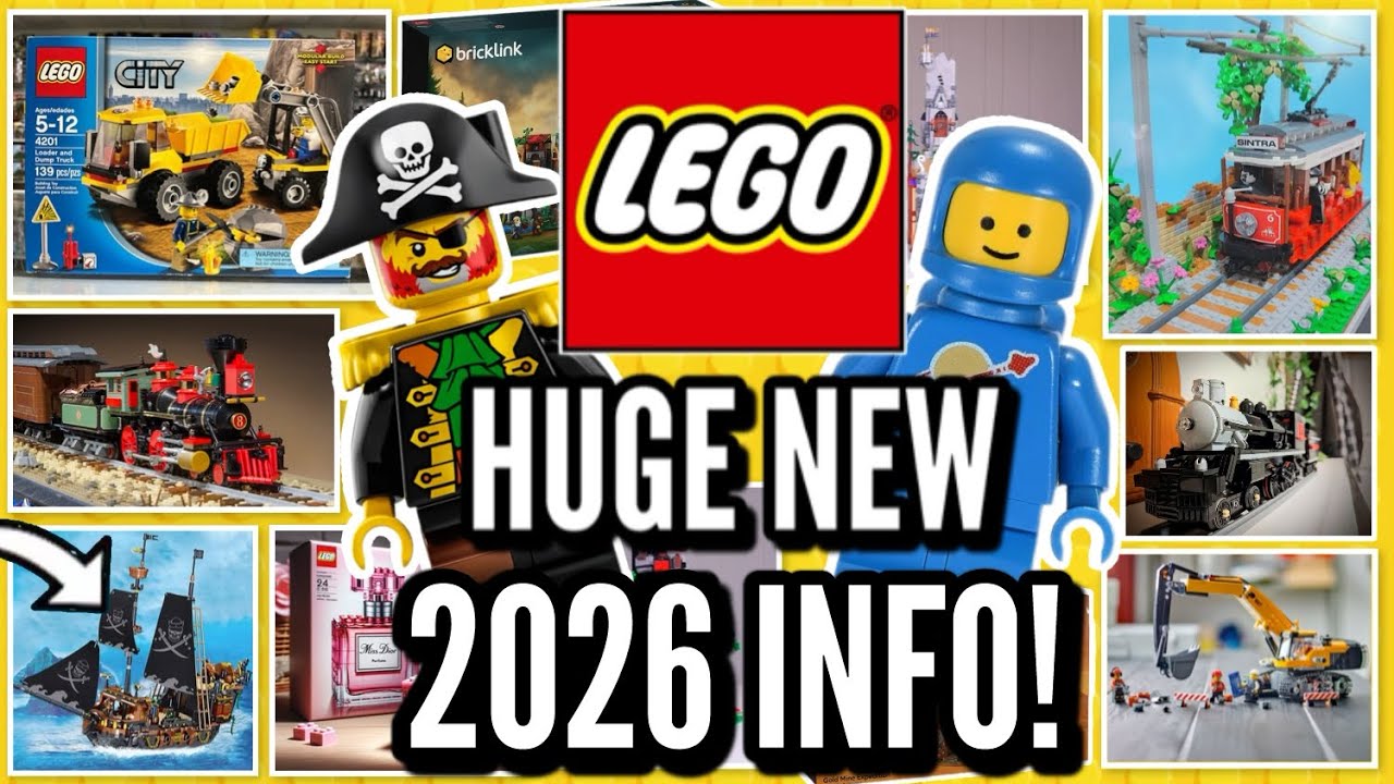 NEW LEGO City & Pirate Sets LEAKED for 2026! MORE Construction, Planes, TRAINS & MORE!