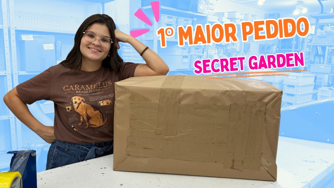 Unboxing Clube Secret Garden | Embalando Pedidos na Papelaria Unicórnio | Febreiro 2026