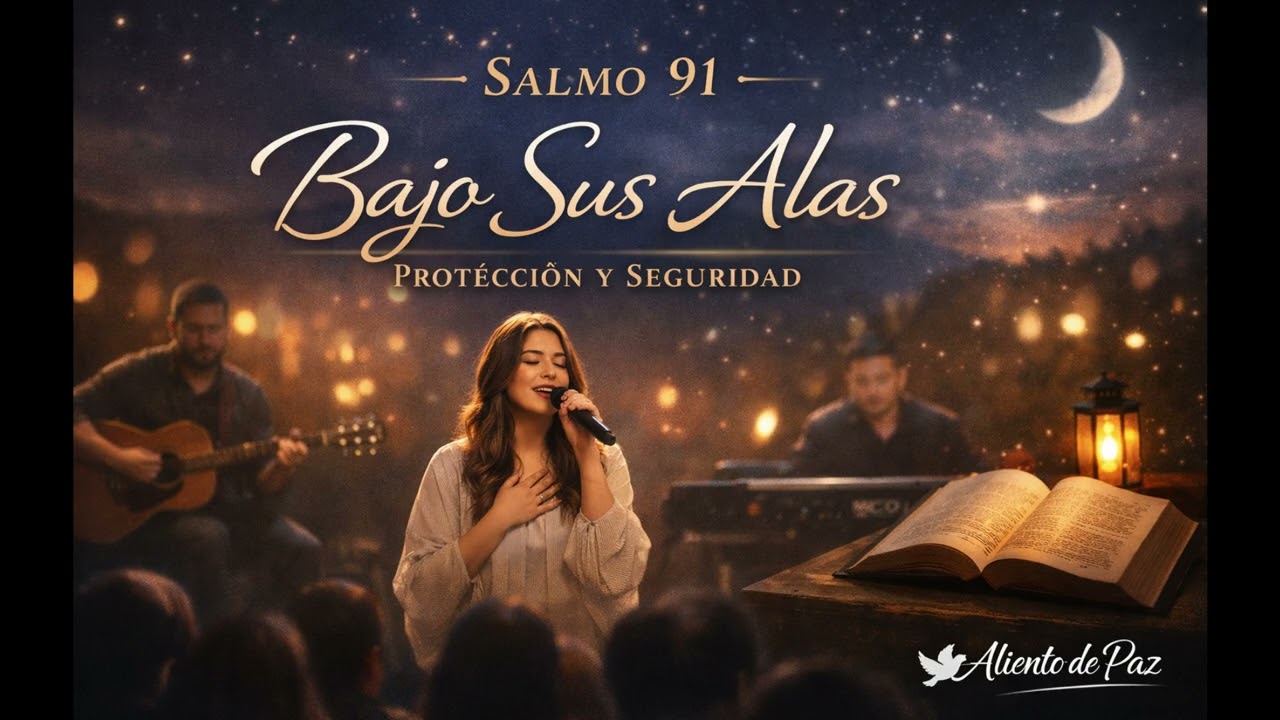 Salmo 91 🌙 Bajo Sus Alas | Música Cristiana para Dormir en Paz y Confiar en Diosstrumental