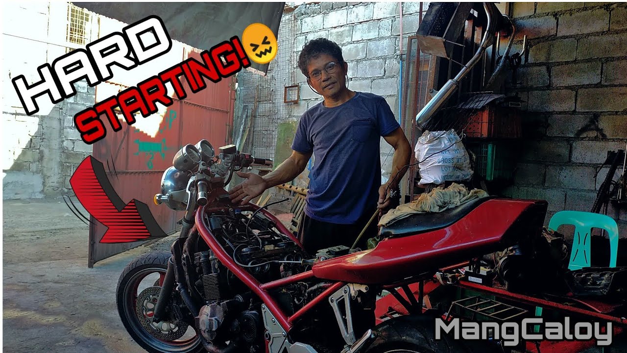How to fix HARDSTARTING Suzuki Bandit 400! | Best way!