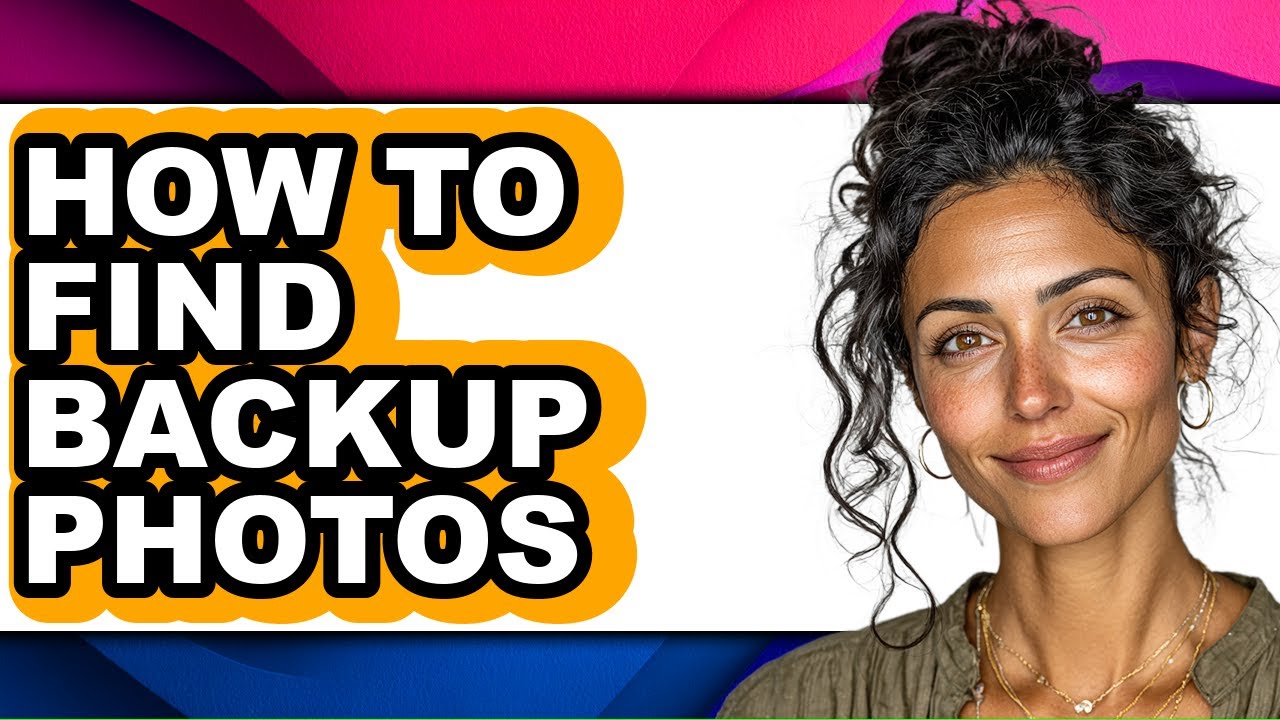 How to Find Backup Photos (updated)