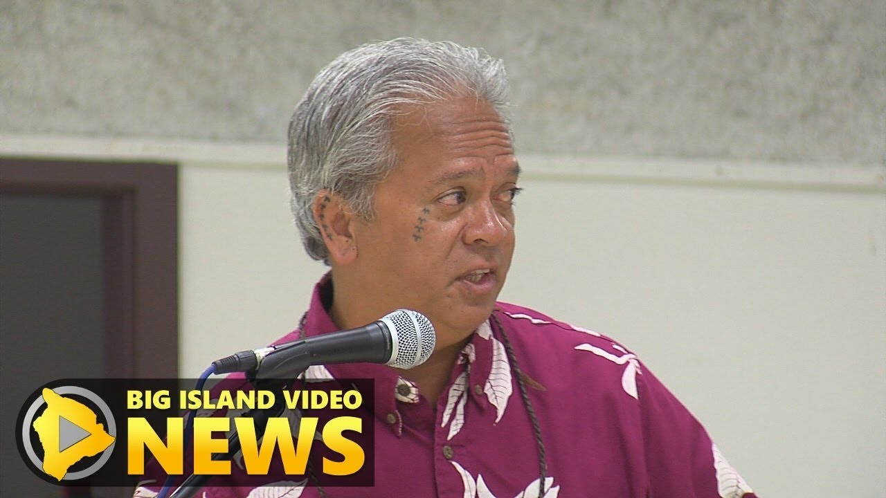 OHA: Edward Halealoha Ayau On Mauna Kea Access Road (Sept. 19, 2019)