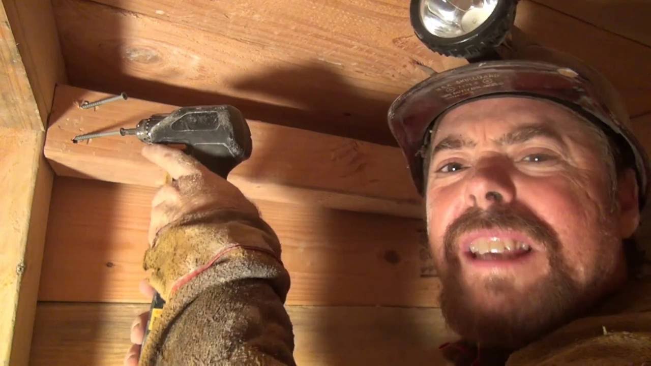 TIMBERING A MINE !!!! HowThey Did It.  ask Jeff Williams