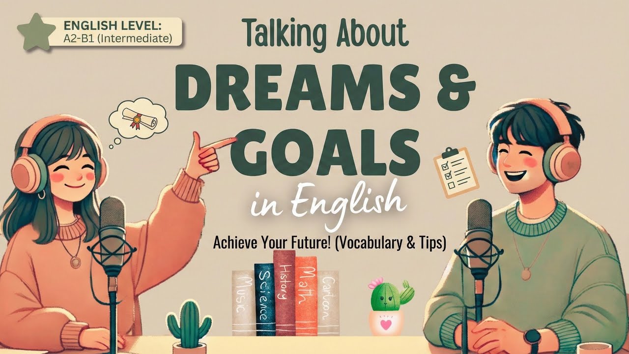English Listening Practice: How to Turn Dreams into Goals (B1 Level)