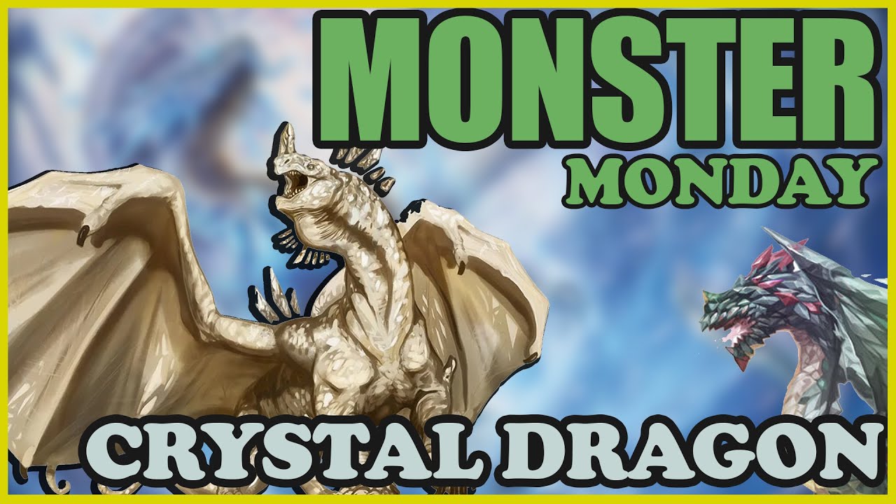 Your Friendly Neighborhood Dragon (Crystal Dragon) - Monster Monday - Dungeons & Dragons (D&D)