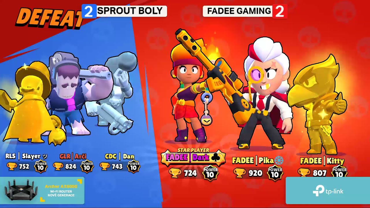 Sprout Boly vs Fadee Gaming | Čtvrtfinále WB | TP-Link MČR Brawl Stars Battle - Finále