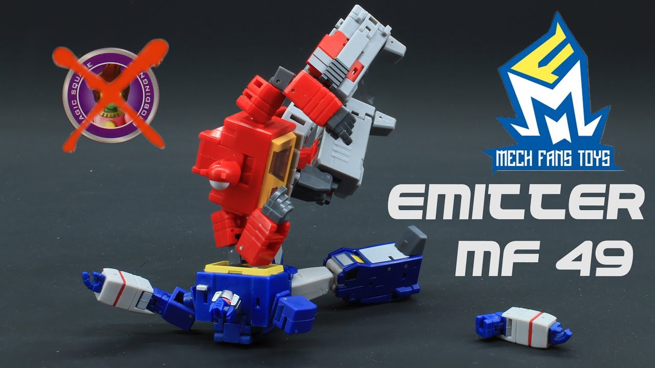 Stop Motion Review 118 - MechFansToys Emitter (OS KO Magic Square Stereo Master)