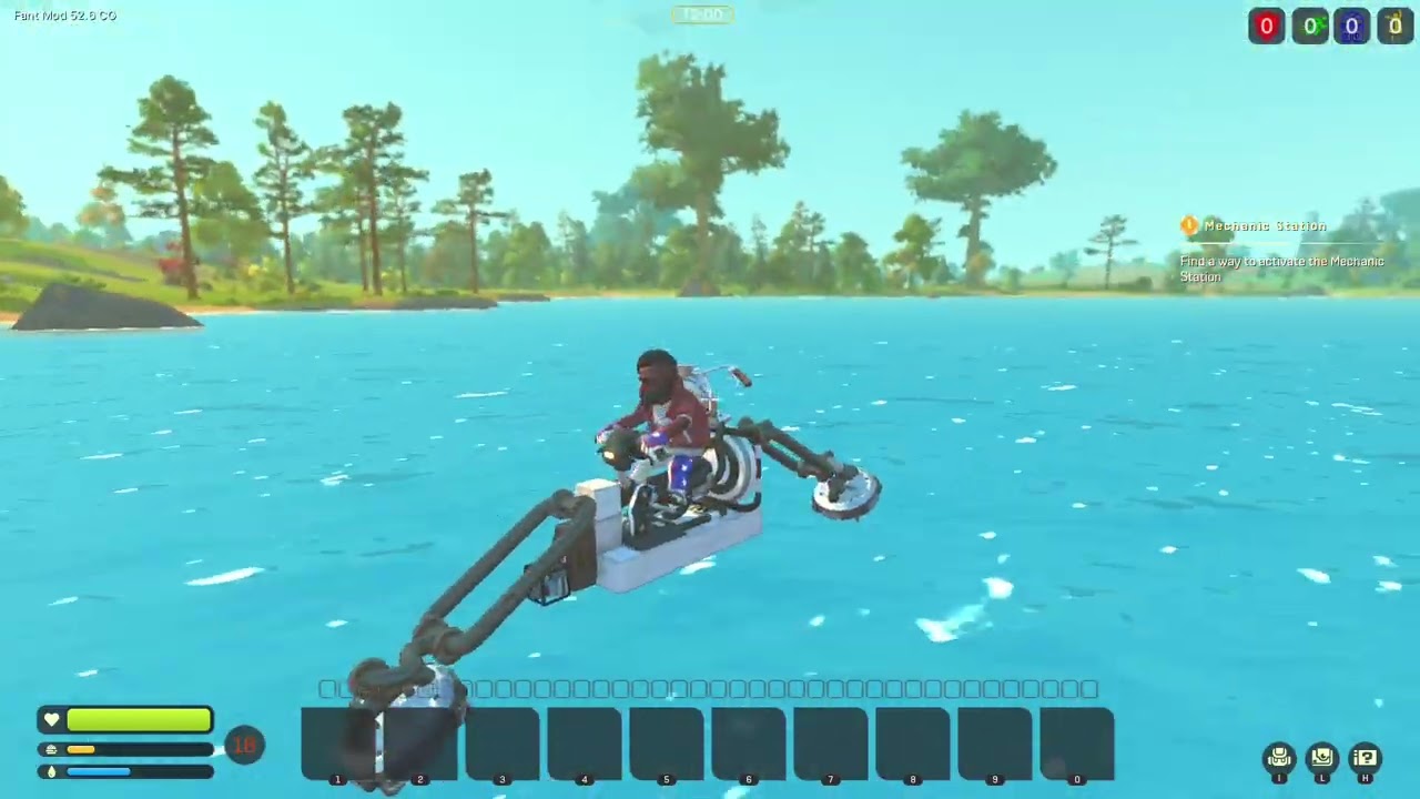 Scrap mechanic motocykl na hoverpadach  fantmod