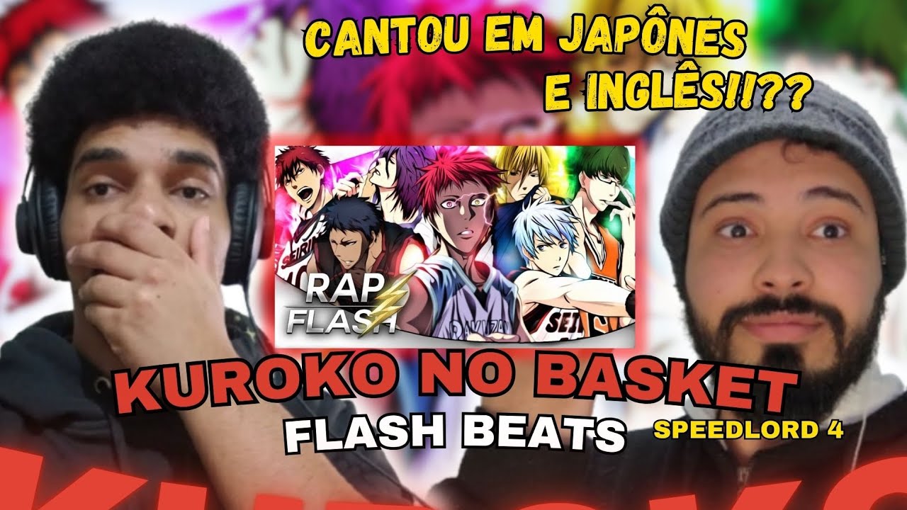 (REACT) SpeedLord 4 - KUROKO NO BASKET - ESPECIAL 200K | Flash Beats (Prod. Sidney Scaccio)