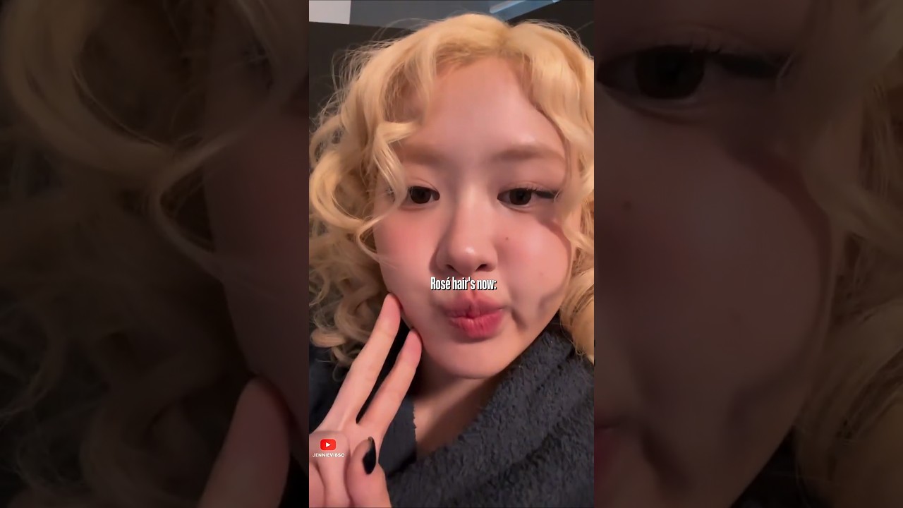 Ros&eacute; Blonde Hair's hit different🤌🏻  #blackpink #ros&eacute; #shorts #fypシ゚viral #blink
