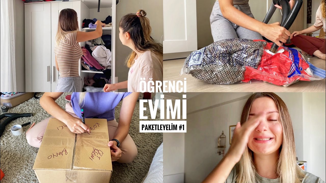 ÖĞRENCİ EVİMİ KAPATIYORUM! BİRLİKTE PAKETLEYELİM | ESKİŞEHİR'DE SON GÜNLERİM #1