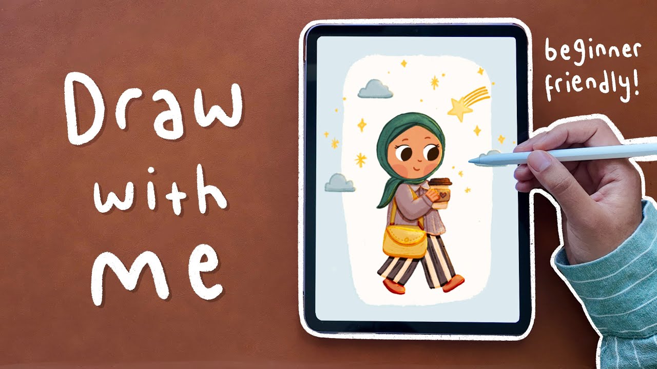 how I illustrate: my brushes, techniques and tips🌻 step-by-step using procreate