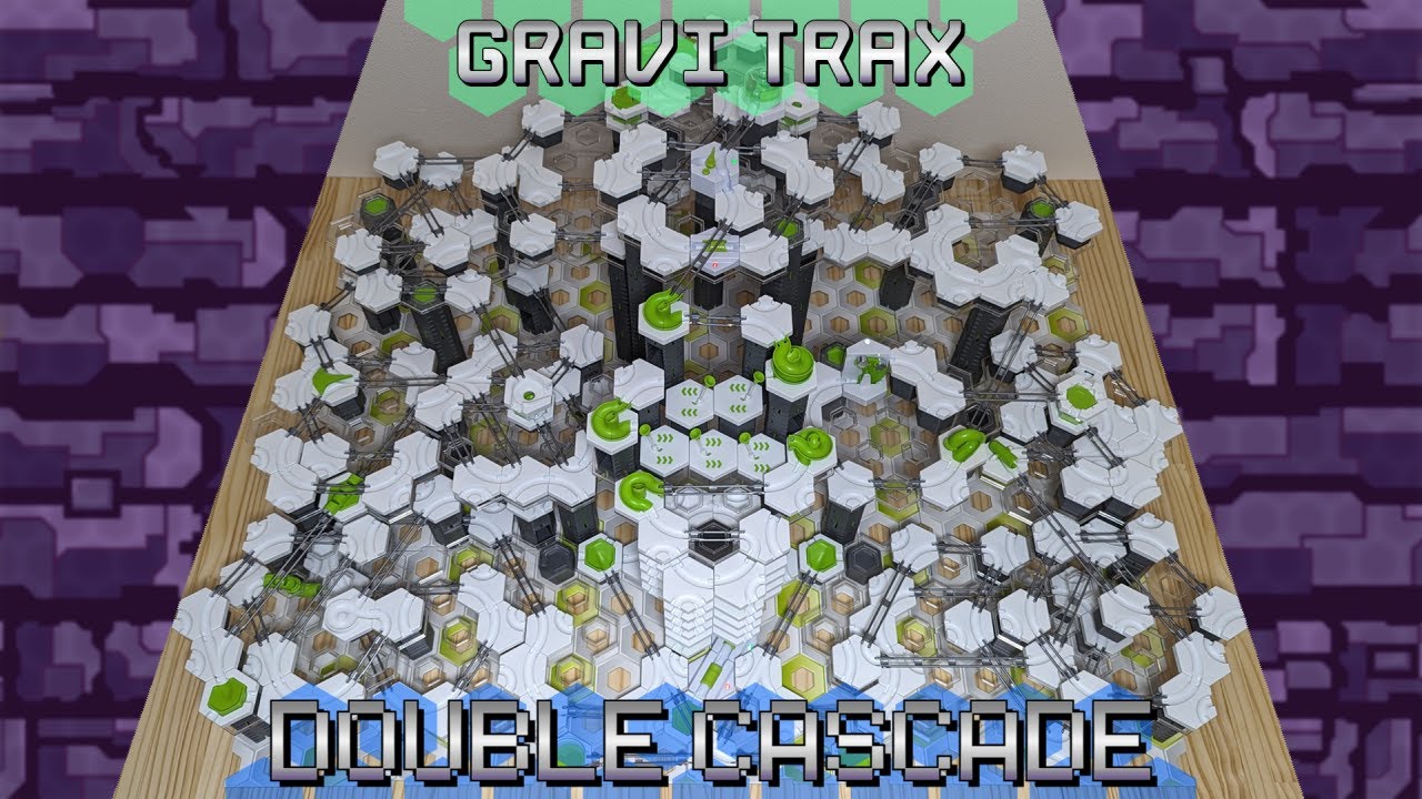 ドイツから来たビー玉転がし【GraviTrax】で階段状の噴水を作る